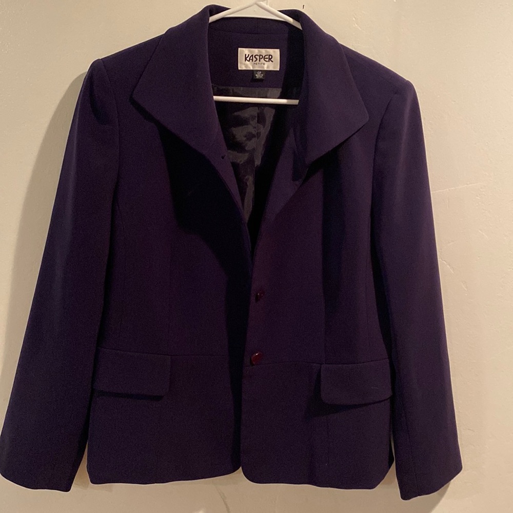 Royal purple blazer